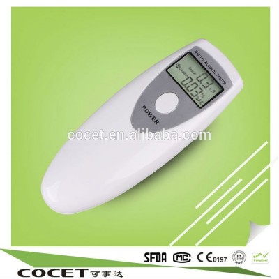 2019 hot sale  Professional min  portable Pocket Breathalyzers Mouthpiece  Digital Breath Alcohol Tester